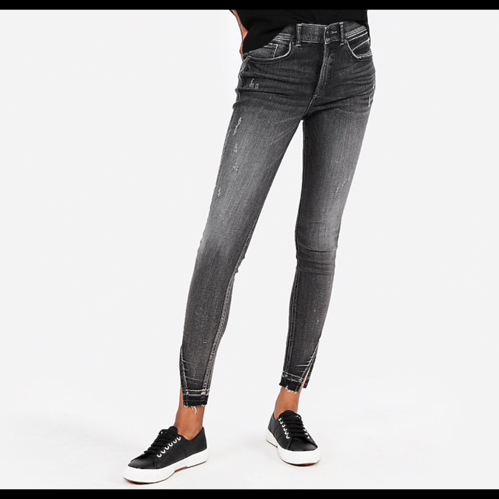 🆕Express Ankle High Rise Jean - Picture 8 of 8